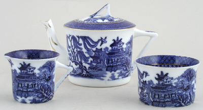 Teapot Jug and Sugar Bowl c1890